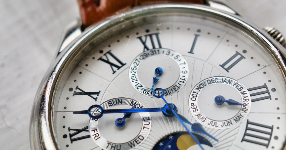 Luxury collectibles arranged to illustrate resale value